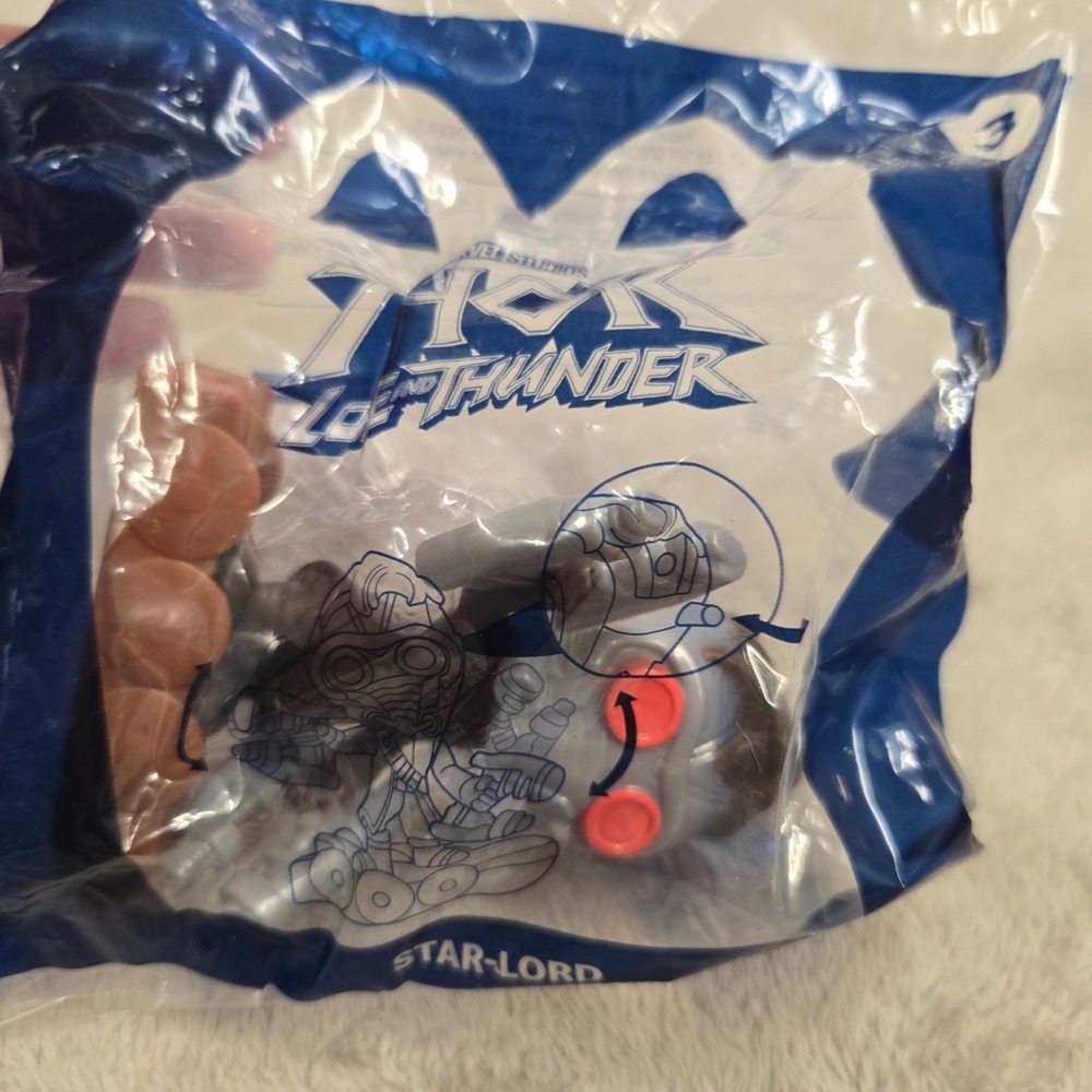 McDonalds Happy Meal Toy Marvel Thor Love and Thunder Star-Lord #3 New Sealed